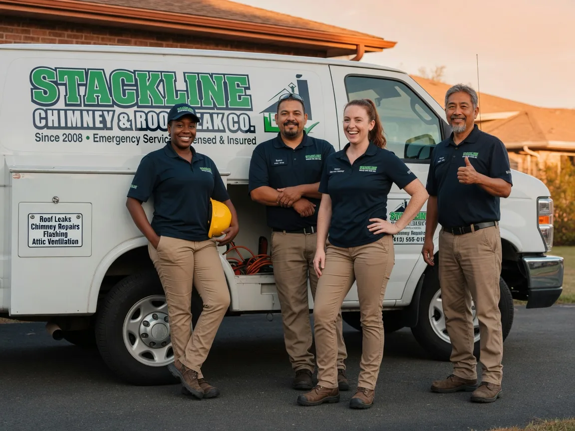 Chimney flashing repair company in Wild Rose, WI